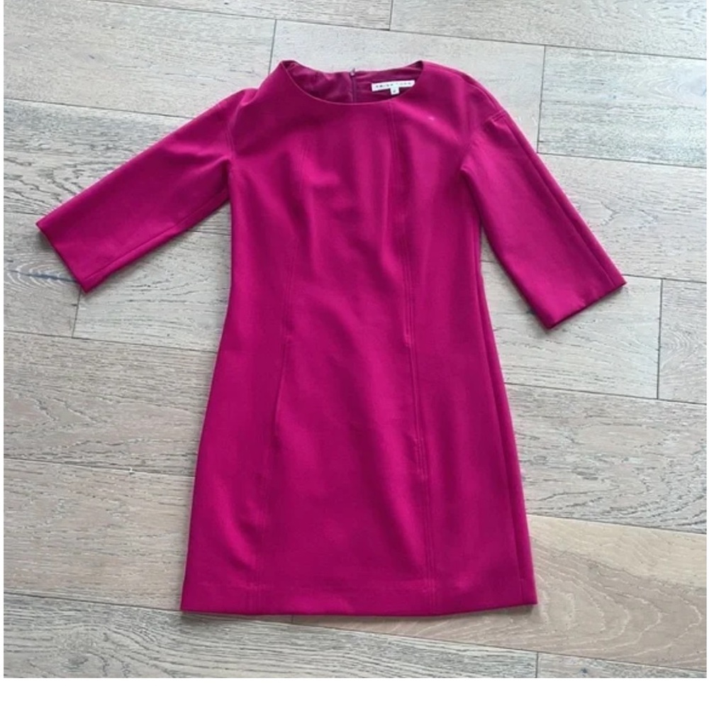 Trina Turk Andromeda 2 Shift Dress 8 Bold Mod  Planetary Pink 60’s Style - Picture 9 of 9